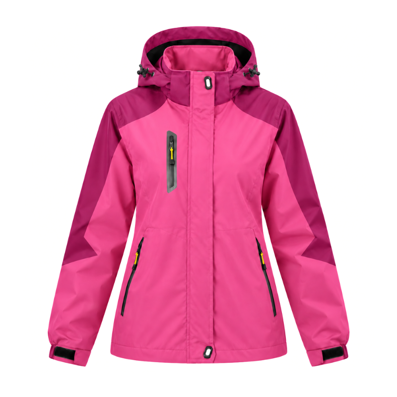 Full Zip Hooded Waterproof Jacket-Fowsa