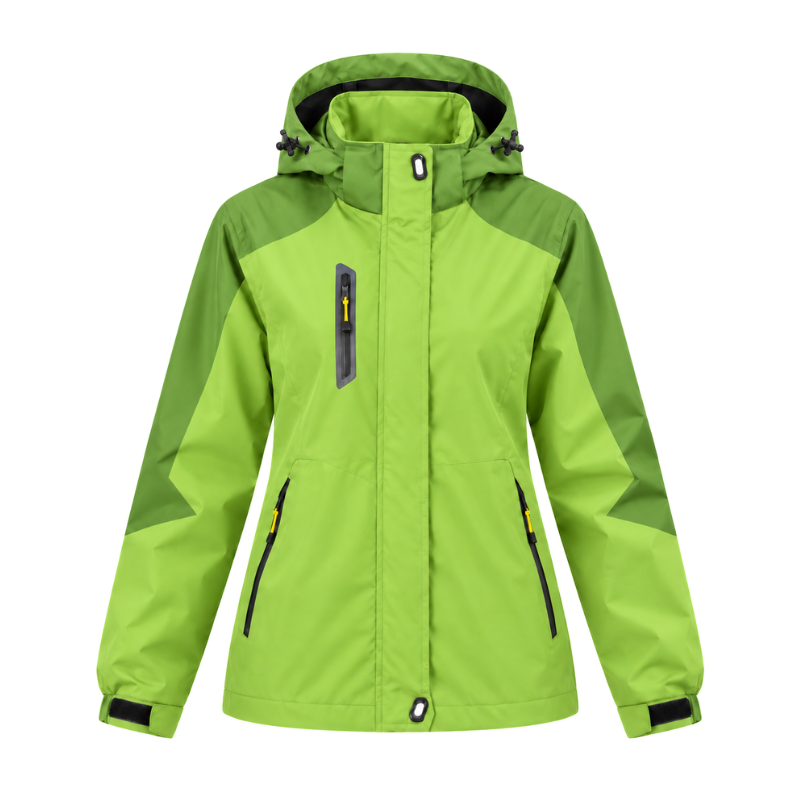 Full Zip Hooded Waterproof Jacket-Fowsa