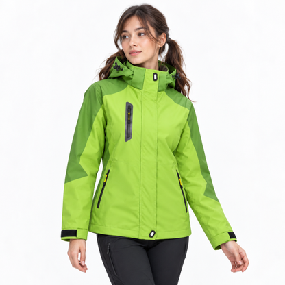Full Zip Hooded Waterproof Jacket-Fowsa