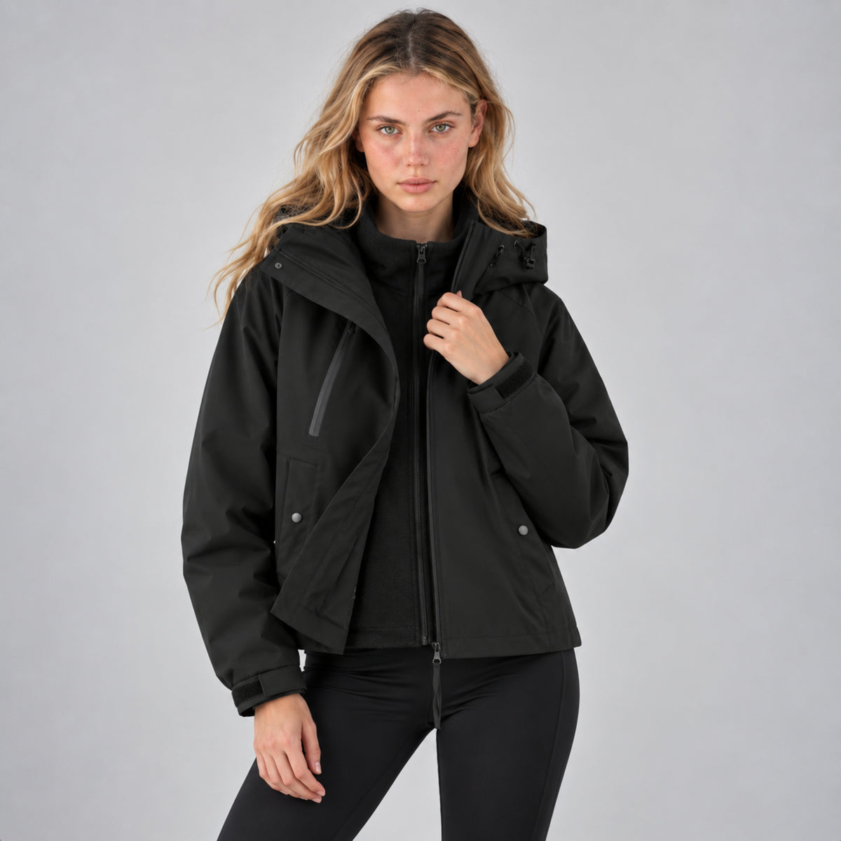 Women's Hooded Waterproof Jacket-Fowsa