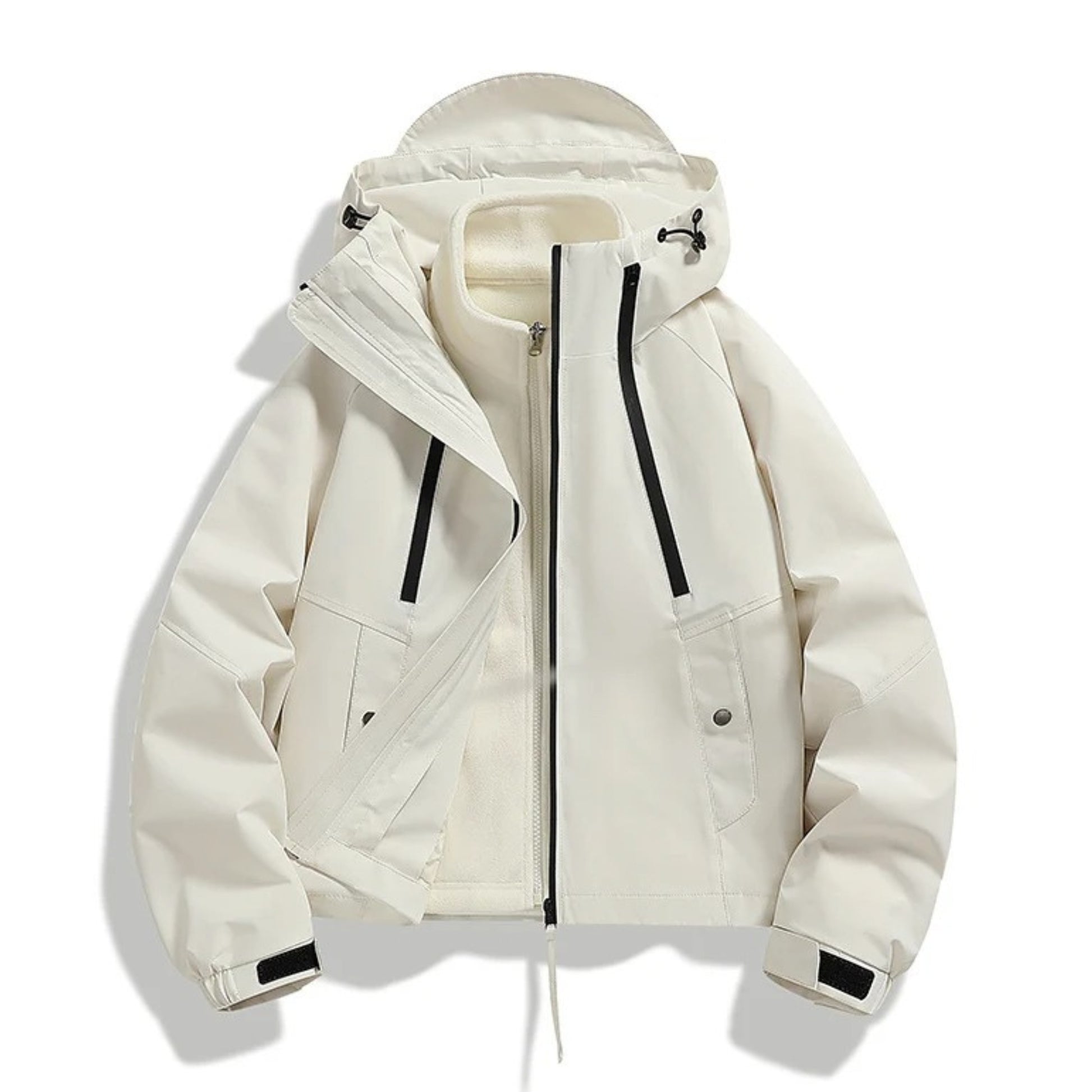 Women's Hooded Waterproof Jacket-Fowsa