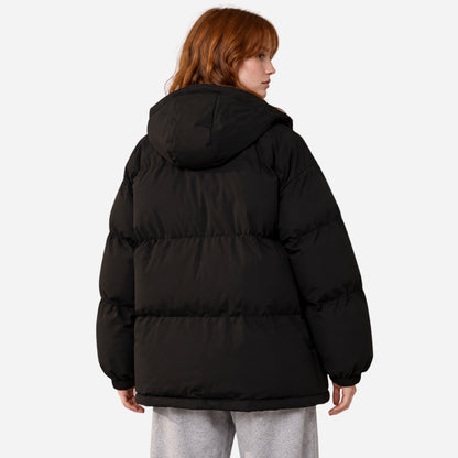 Women's Oversized Hooded Puffer Jacket-Fowsa