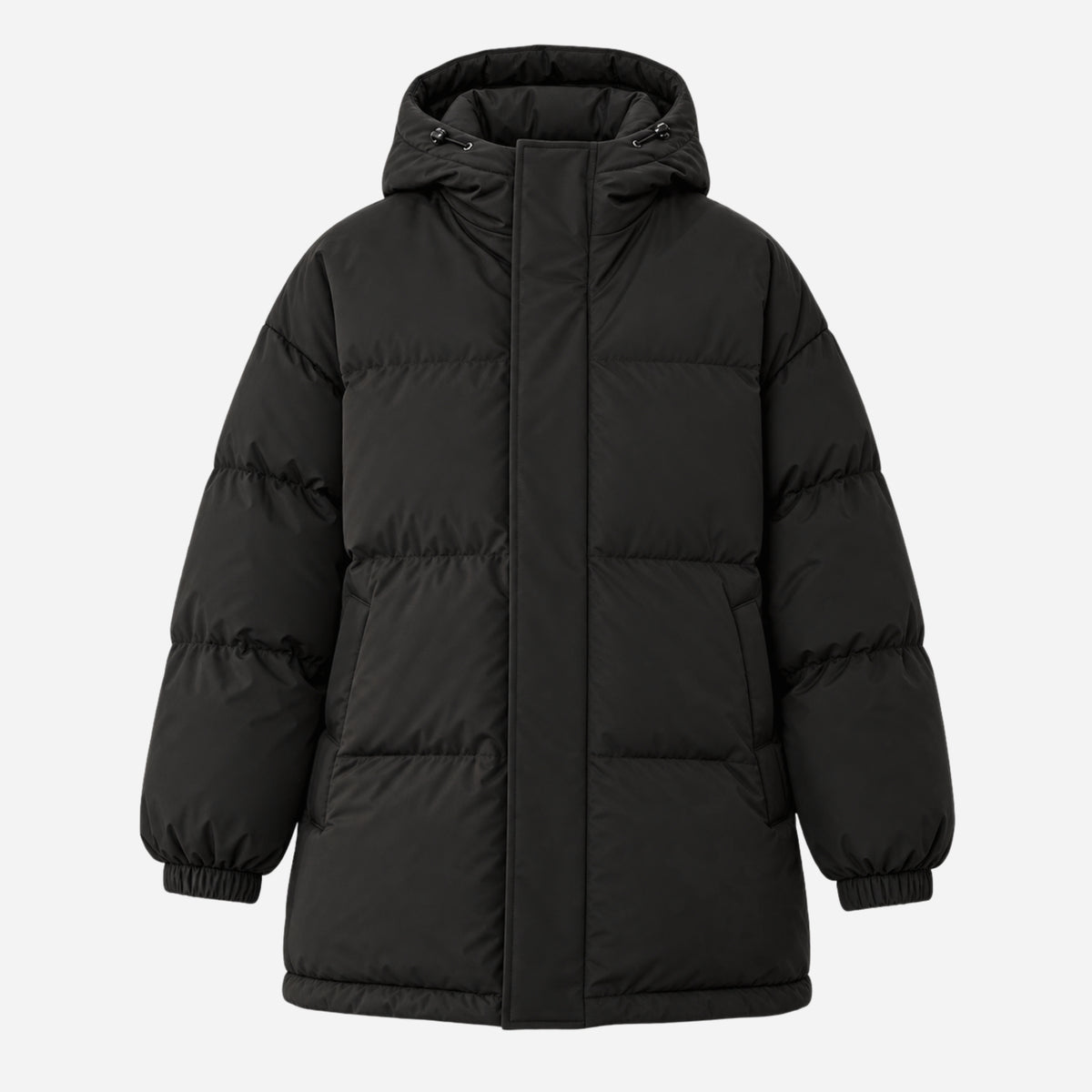 Women's Oversized Hooded Puffer Jacket-Fowsa