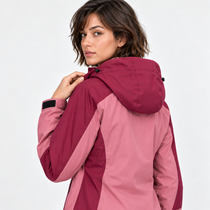 Full Zip Hooded Waterproof Jacket-Fowsa