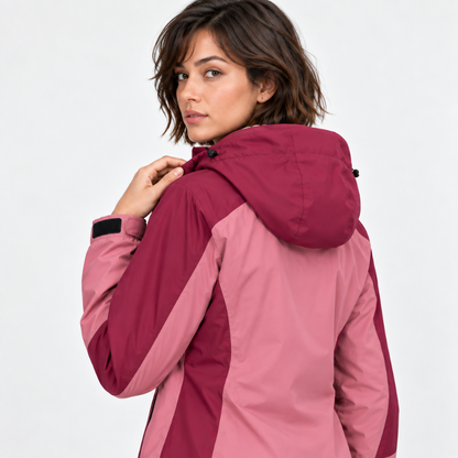 Full Zip Hooded Waterproof Jacket-Fowsa