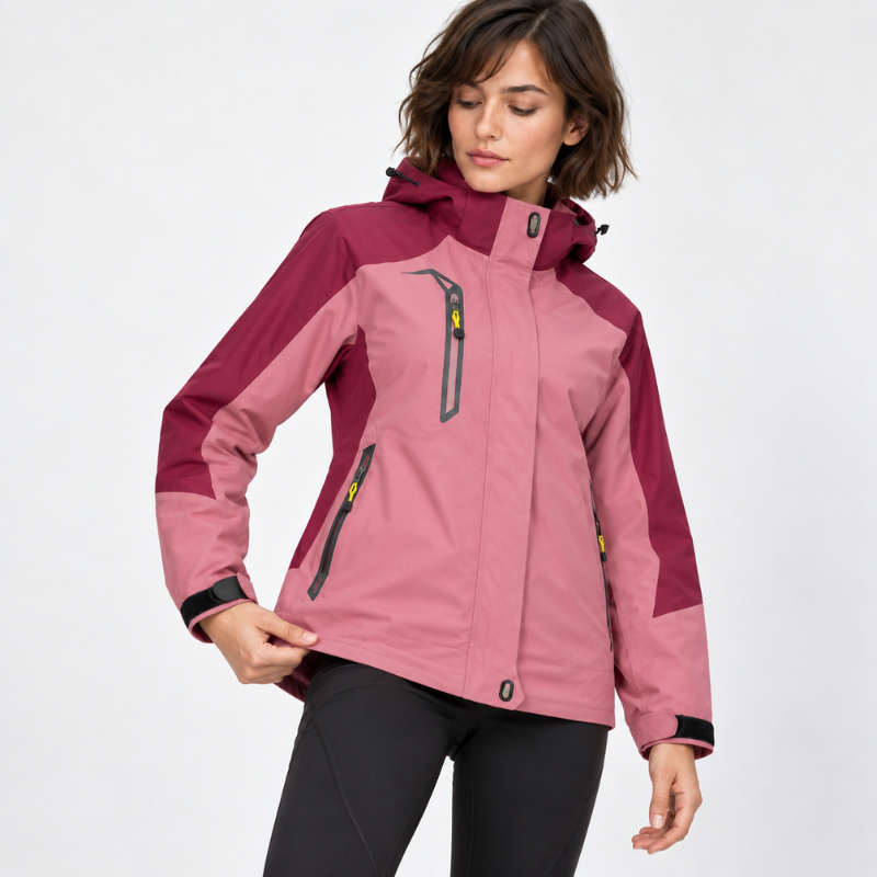 Full Zip Hooded Waterproof Jacket-Fowsa
