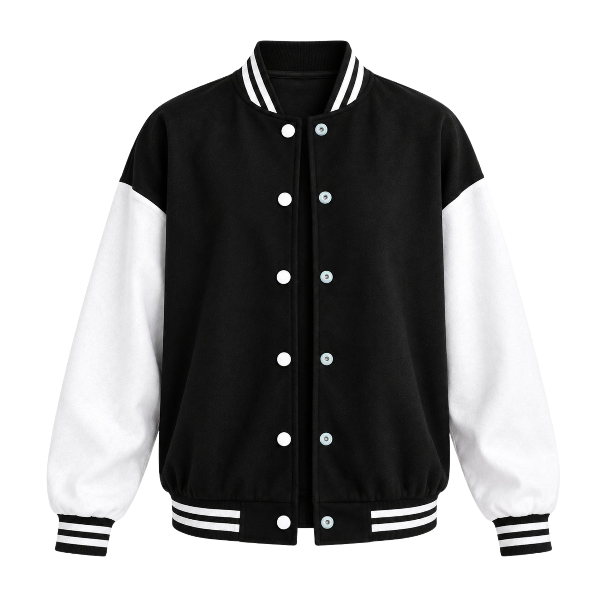 Women's Fleece-Lined Varsity Jacket-Fowsa