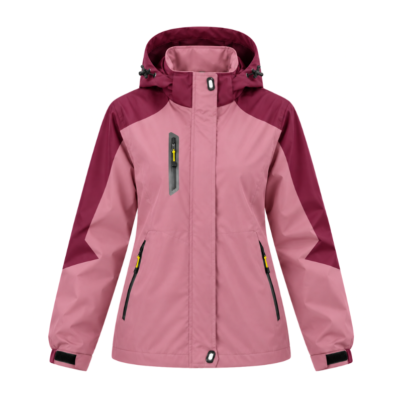 Full Zip Hooded Waterproof Jacket-Fowsa