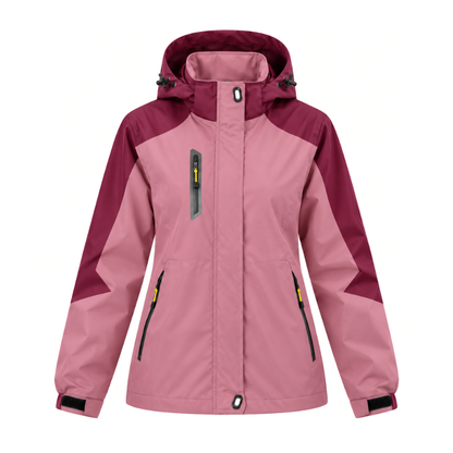 Full Zip Hooded Waterproof Jacket-Fowsa