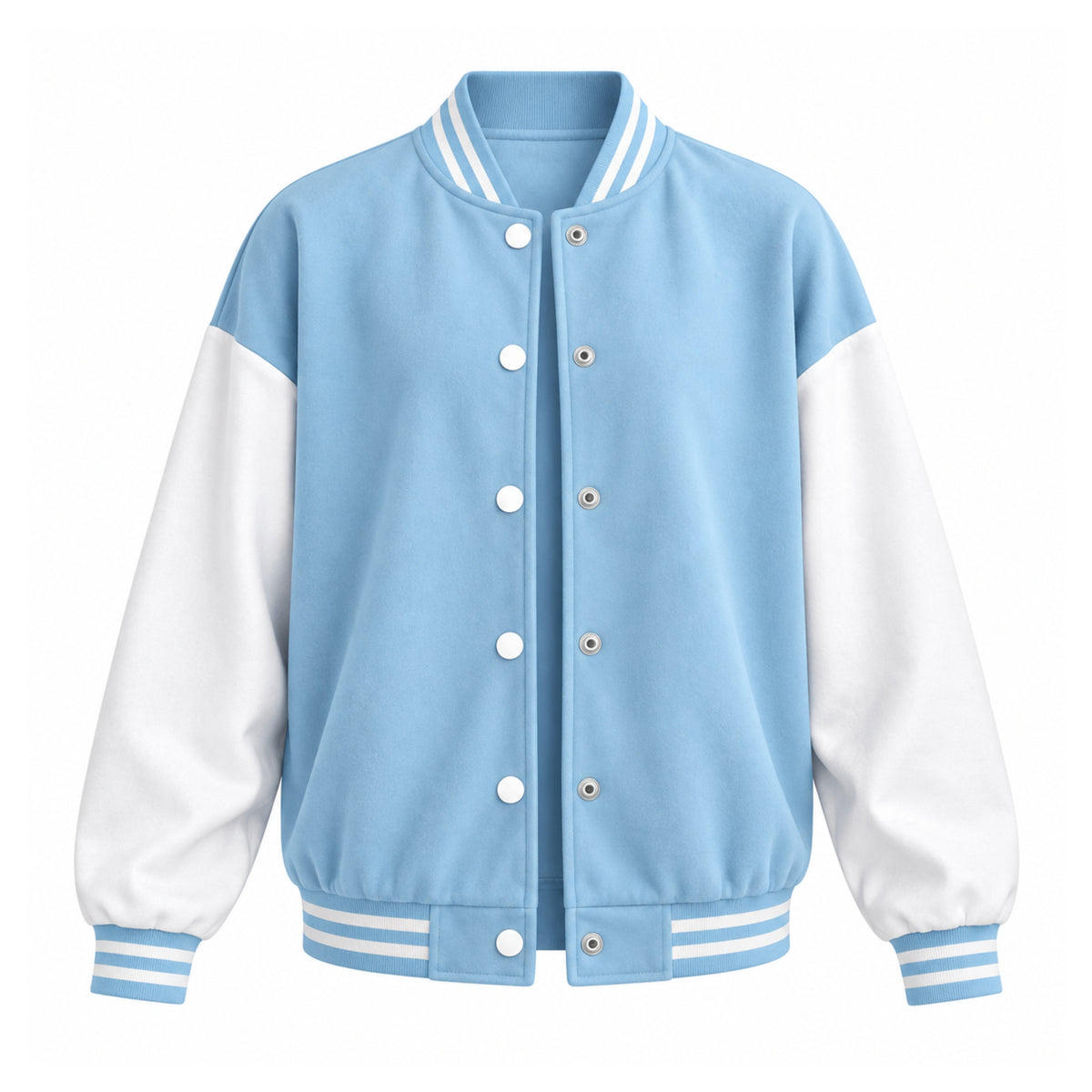 Women's Fleece-Lined Varsity Jacket-Fowsa