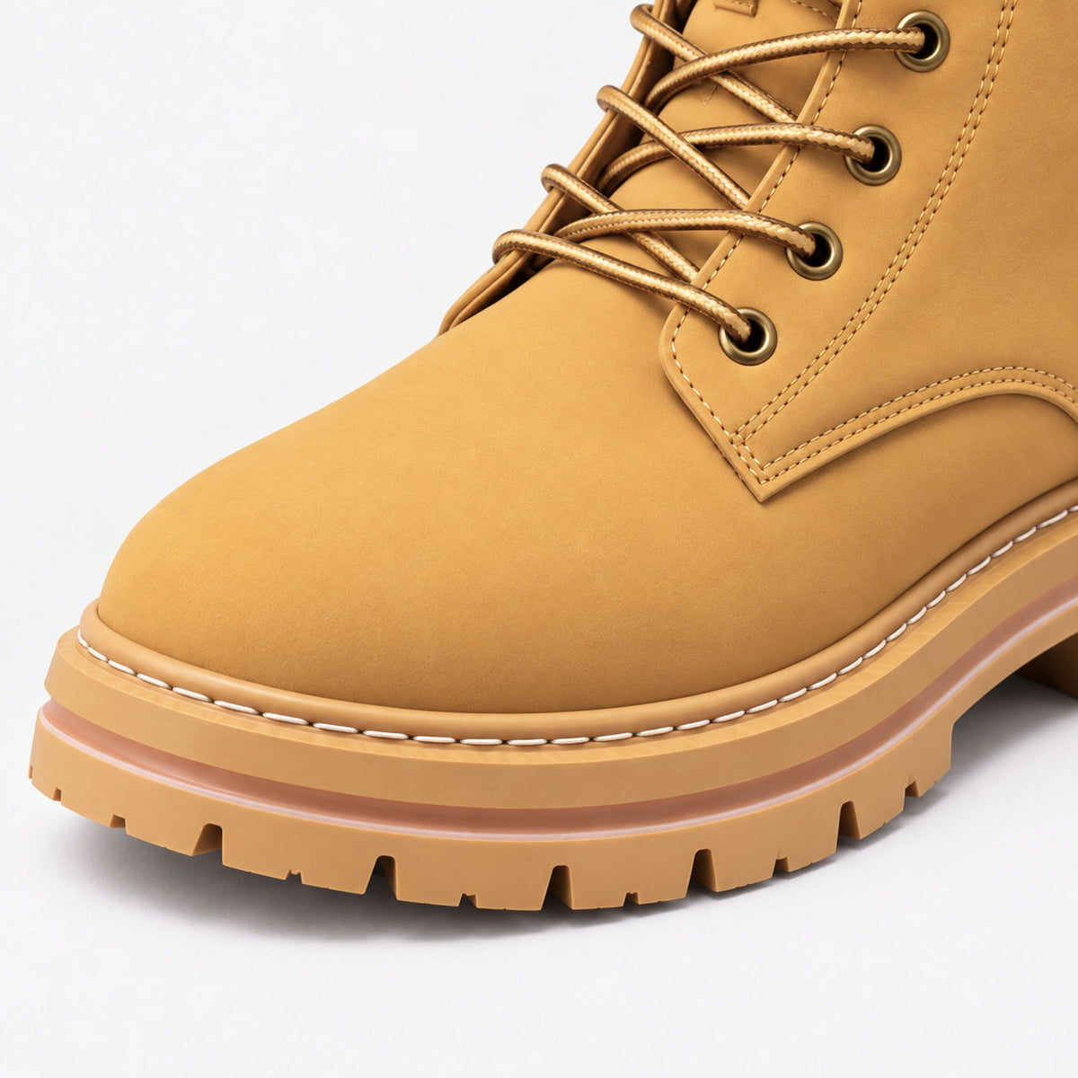 Men’s Plush Lined Lace Up Winter Boots-Fowsa