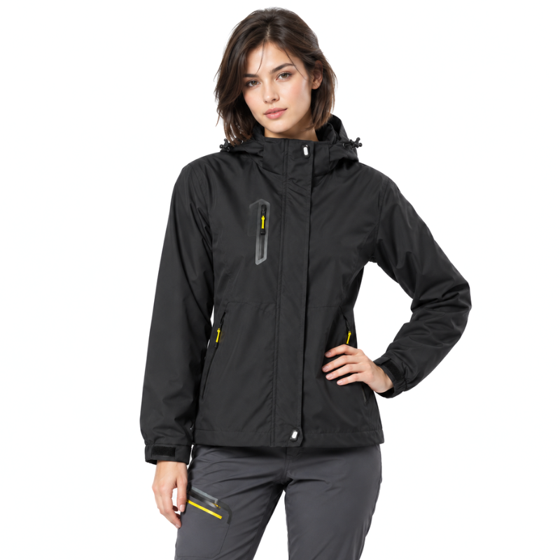 Waterproof Hooded Outdoor Jacket-Fowsa