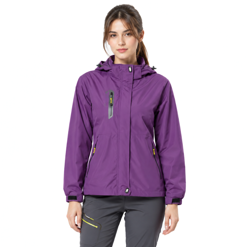 Waterproof Hooded Outdoor Jacket-Fowsa