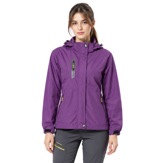 Waterproof Hooded Outdoor Jacket-Fowsa