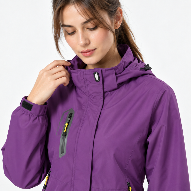 Waterproof Hooded Outdoor Jacket-Fowsa