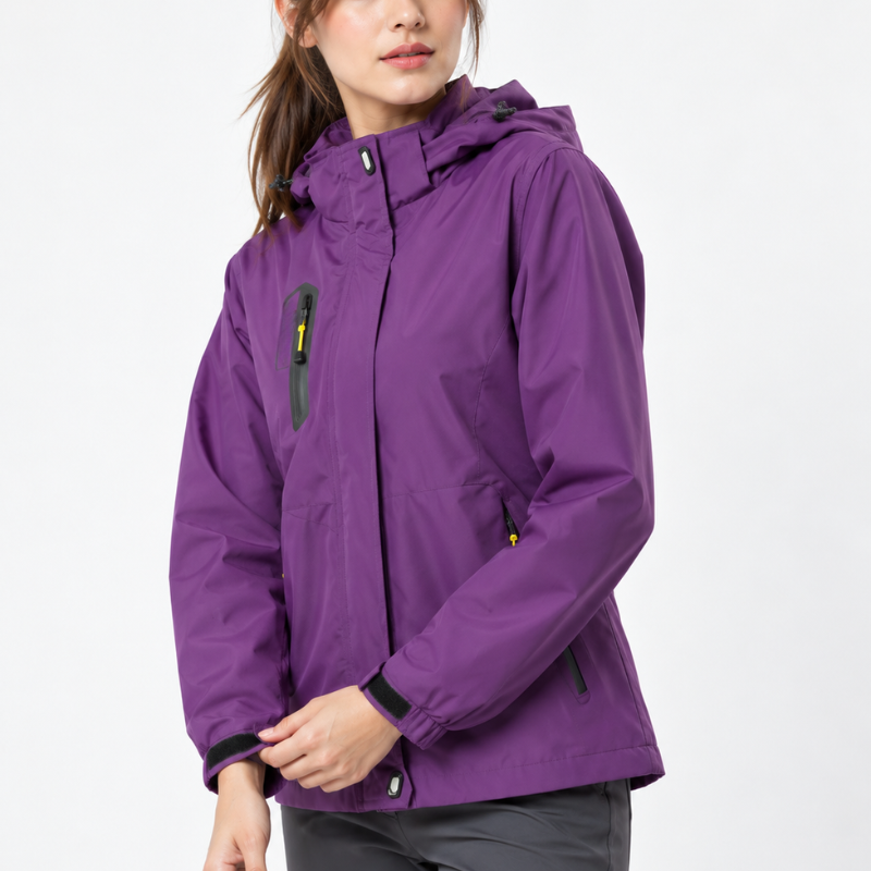 Waterproof Hooded Outdoor Jacket-Fowsa