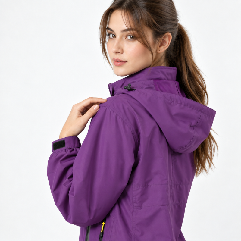 Waterproof Hooded Outdoor Jacket-Fowsa