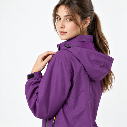 Waterproof Hooded Outdoor Jacket-Fowsa