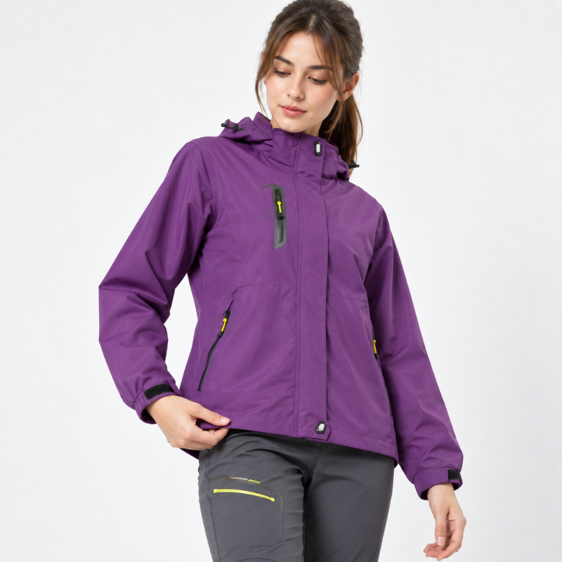 Waterproof Hooded Outdoor Jacket-Fowsa