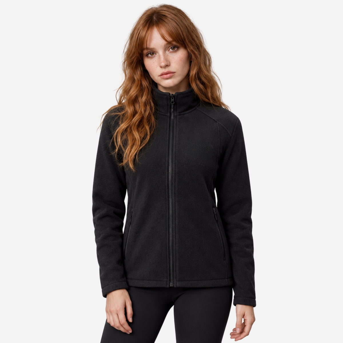 Women's Full-Zip Fleece Jacket-Fowsa