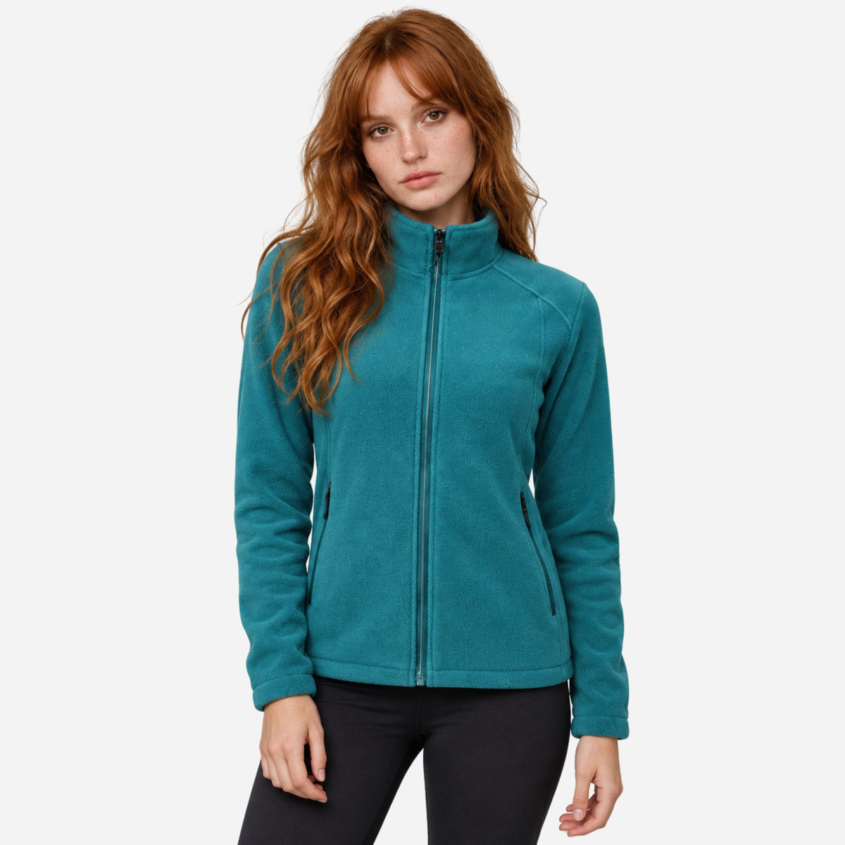 Women's Full-Zip Fleece Jacket-Fowsa