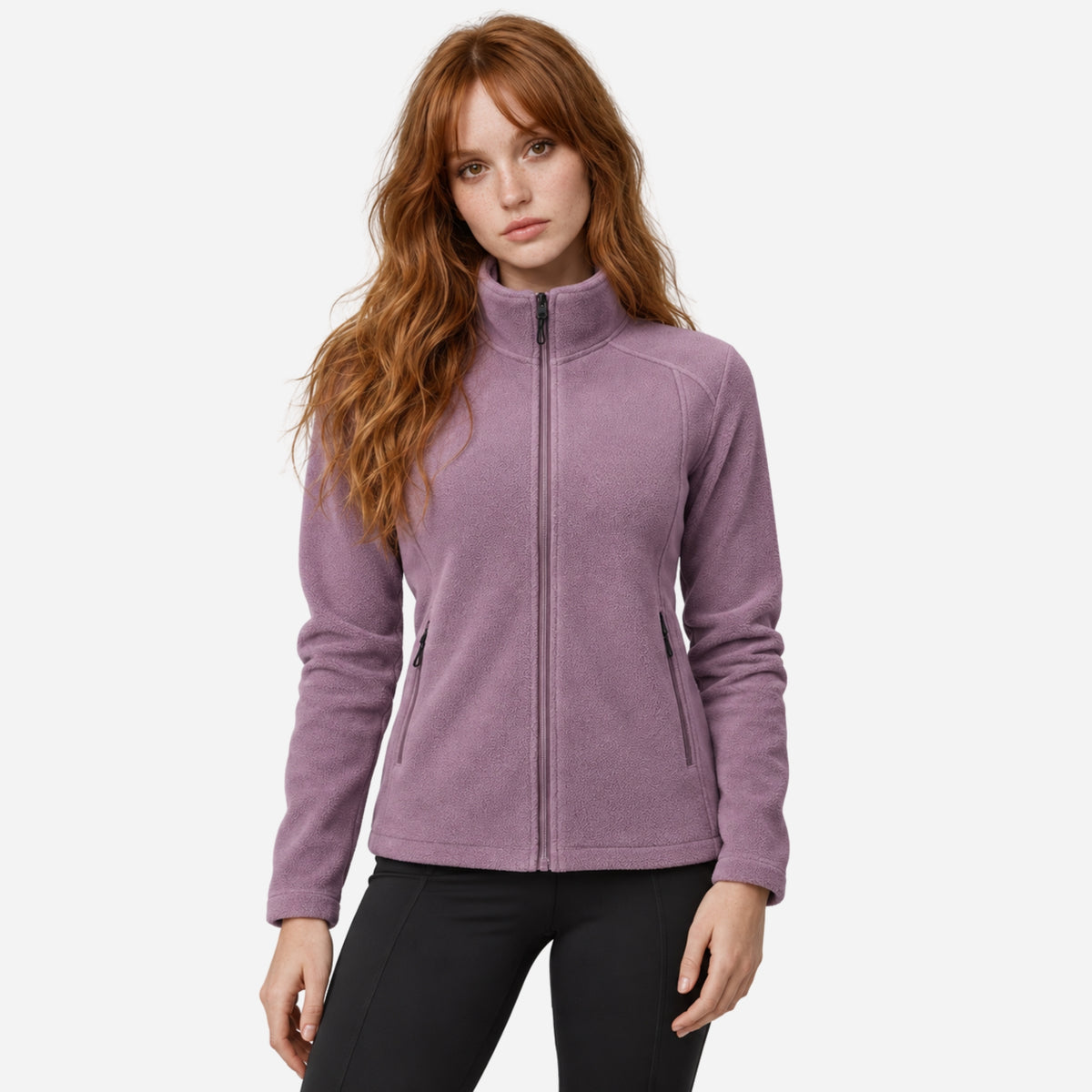 Women's Full-Zip Fleece Jacket-Fowsa