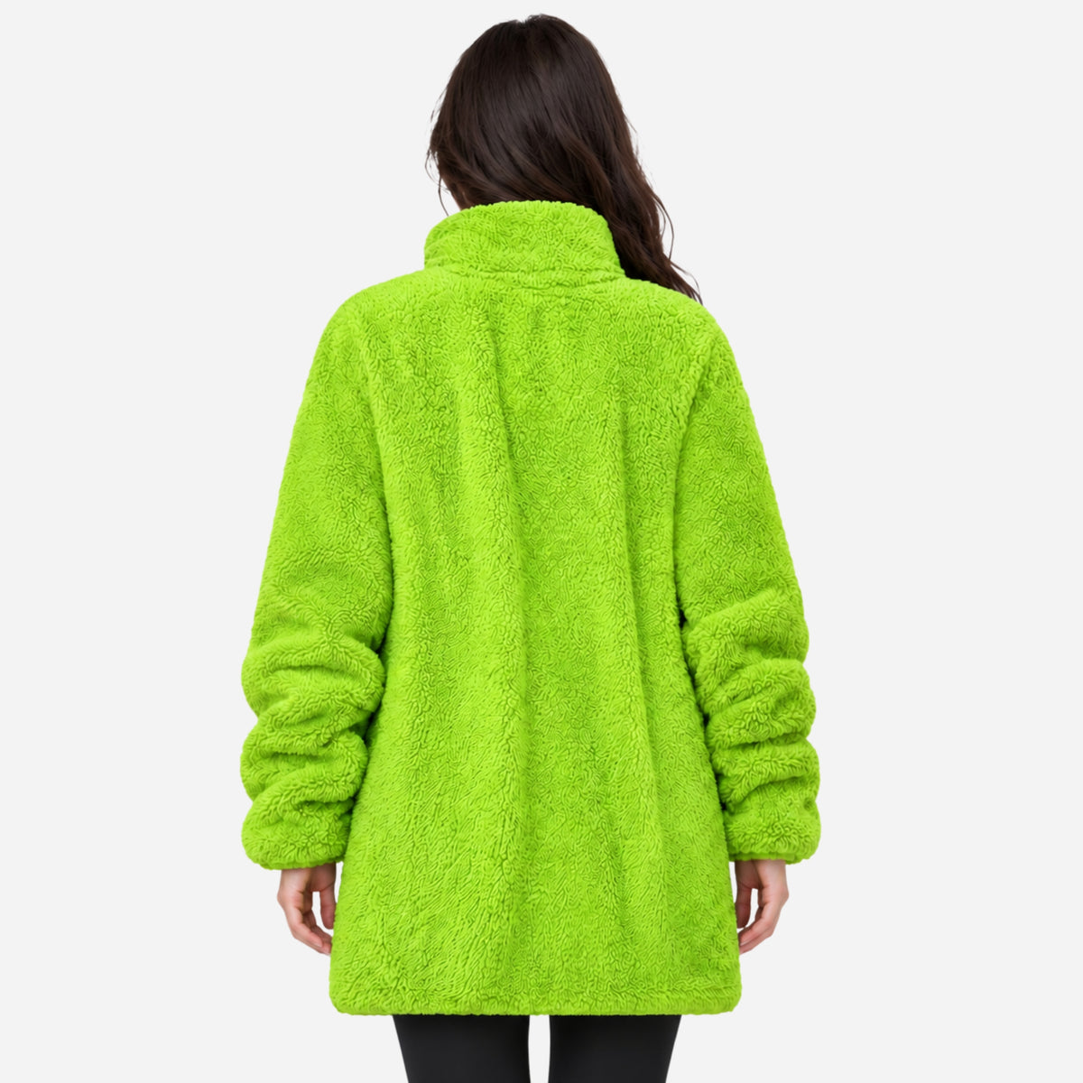 Women's Full-Zip Teddy Fleece Jacket-Fowsa