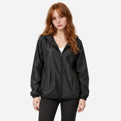 Women's Lightweight Hooded Windbreaker Jacket-Fowsa