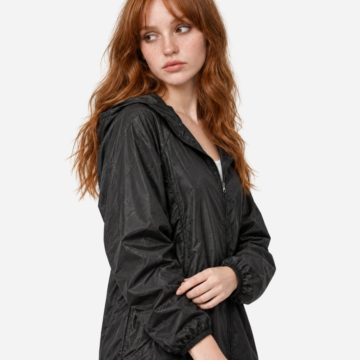 Women's Lightweight Hooded Windbreaker Jacket-Fowsa