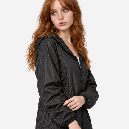 Women's Lightweight Hooded Windbreaker Jacket-Fowsa