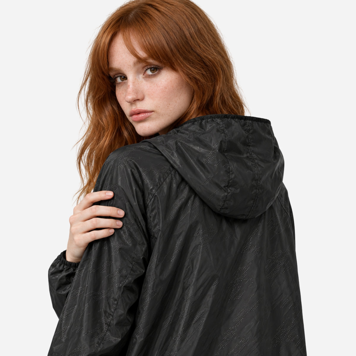 Women's Lightweight Hooded Windbreaker Jacket-Fowsa