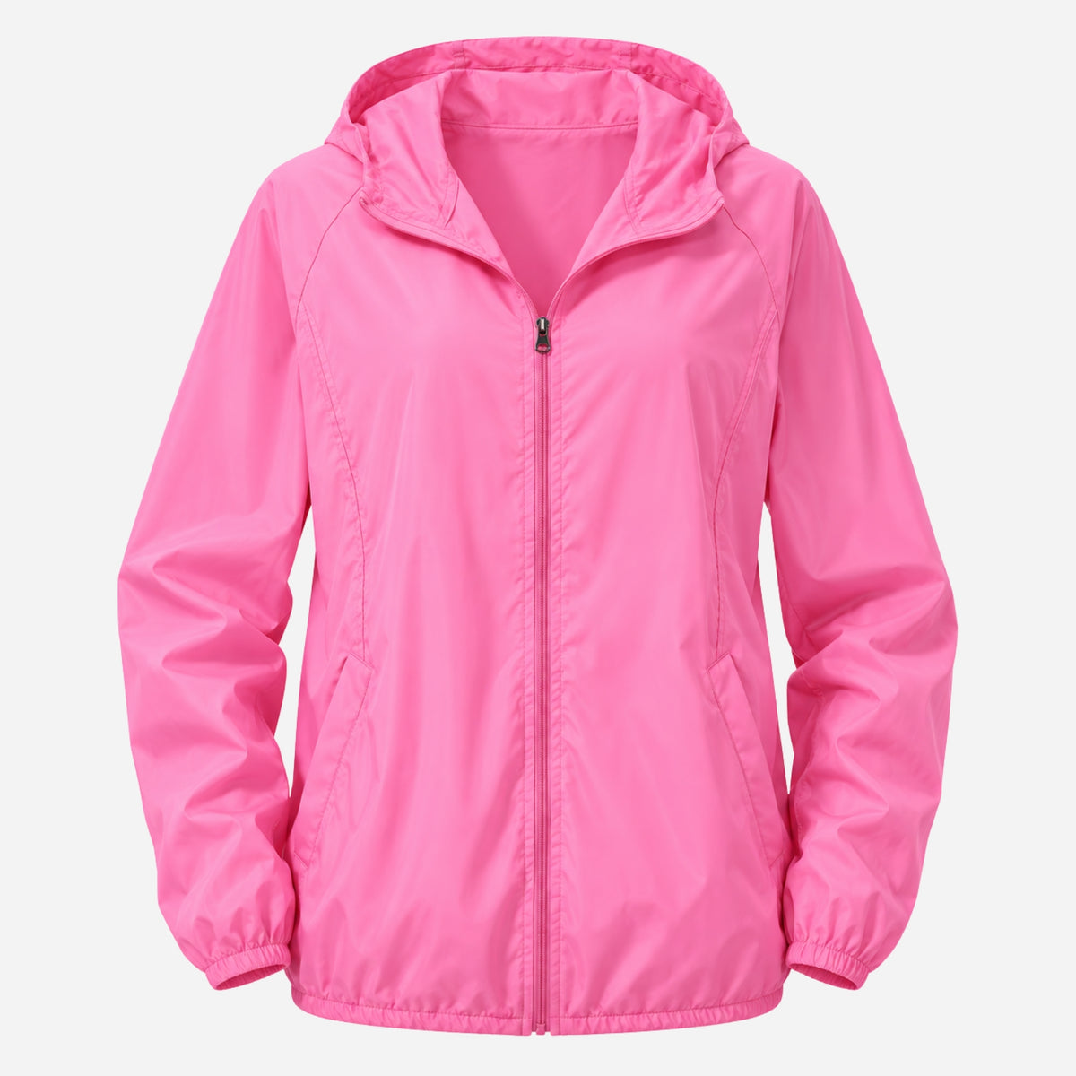 Women's Lightweight Hooded Windbreaker Jacket-Fowsa
