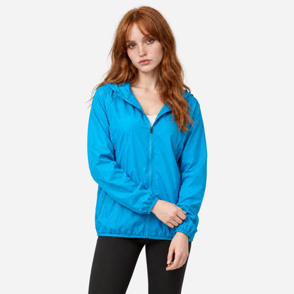 Women's Lightweight Hooded Windbreaker Jacket-Fowsa