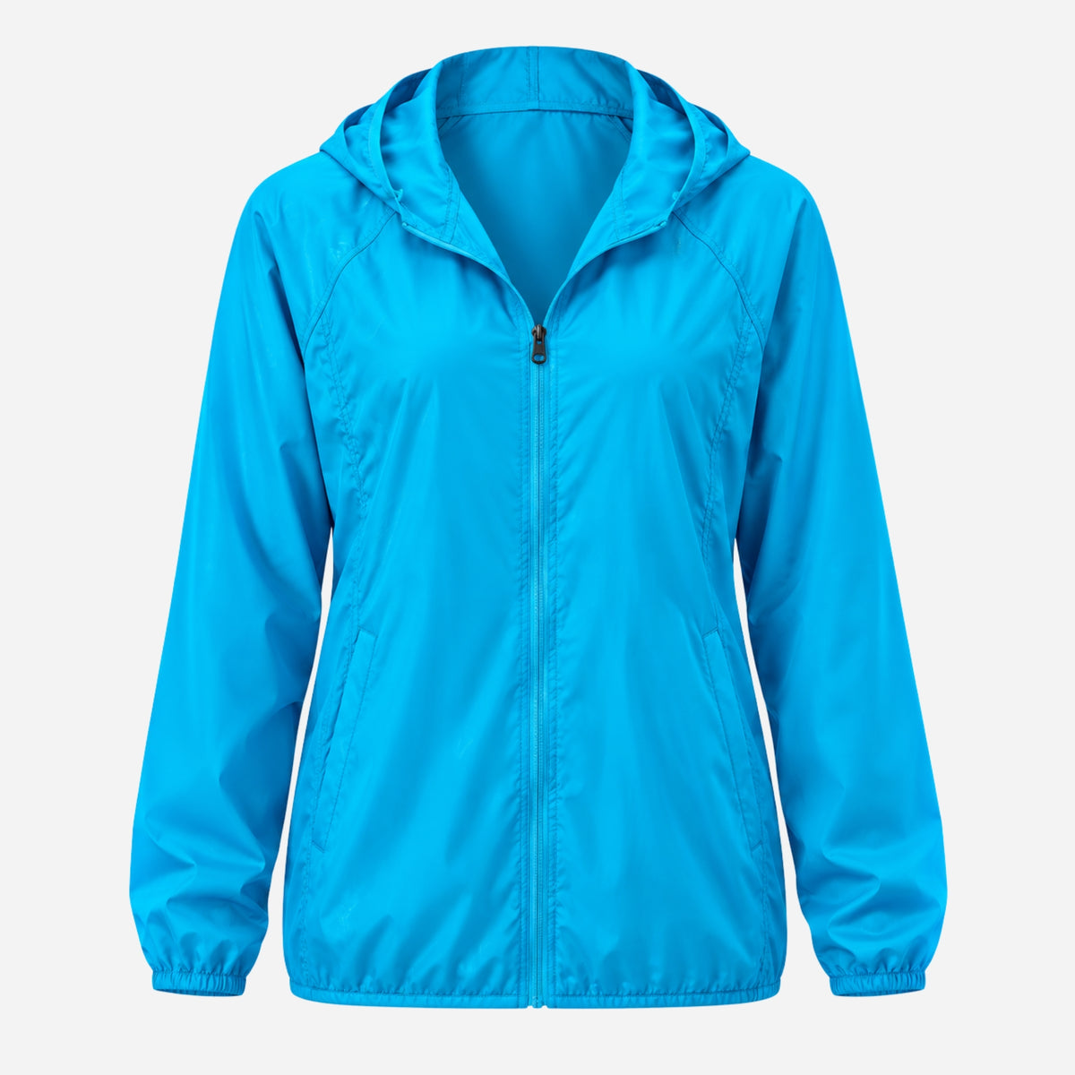 Women's Lightweight Hooded Windbreaker Jacket-Fowsa