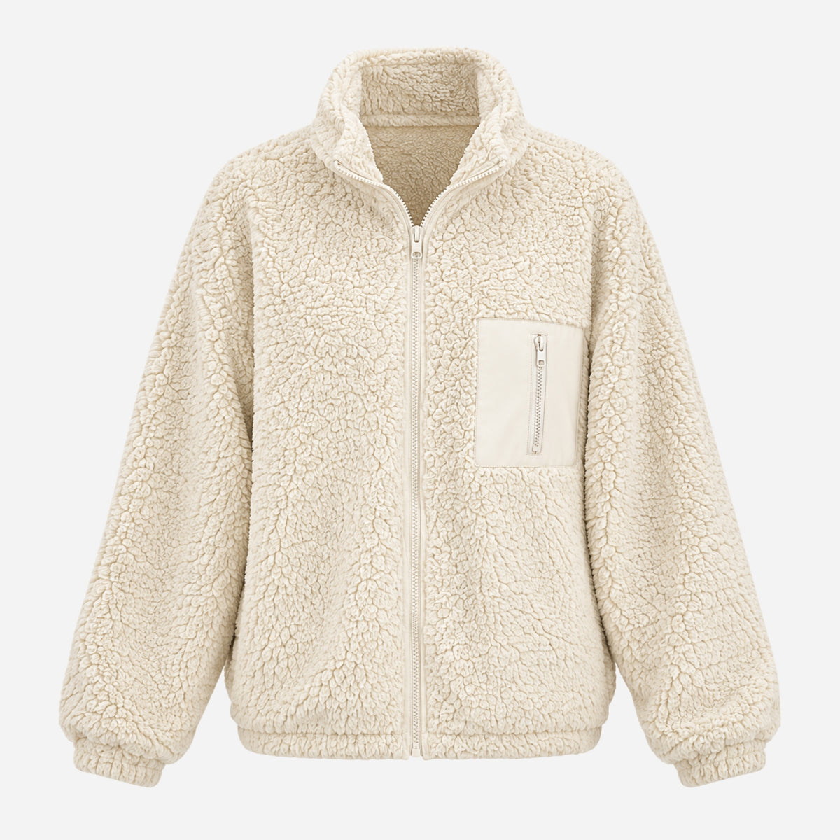 Women's Teddy Sherpa Fleece Jacket-Fowsa