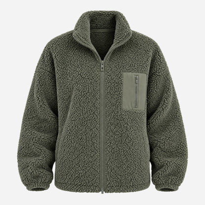 Women's Teddy Sherpa Fleece Jacket-Fowsa