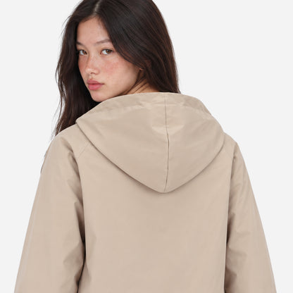 Women's Hooded Full-Zip Windbreaker Jacket-Fowsa