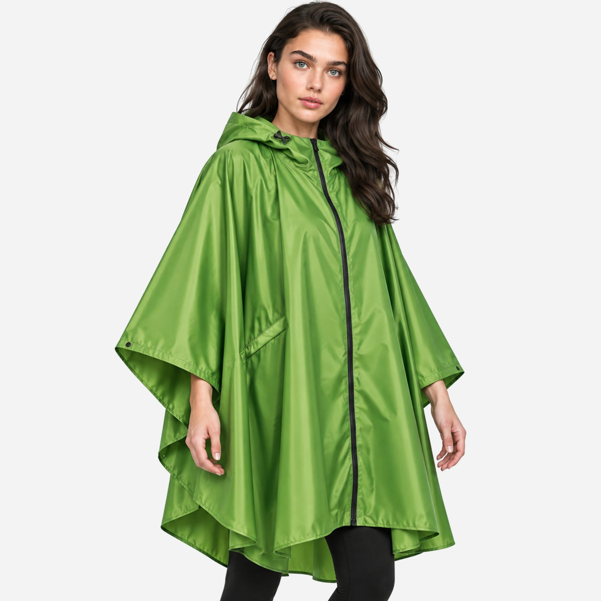 Women's Hooded Oversized Waterproof Jacket-Fowsa