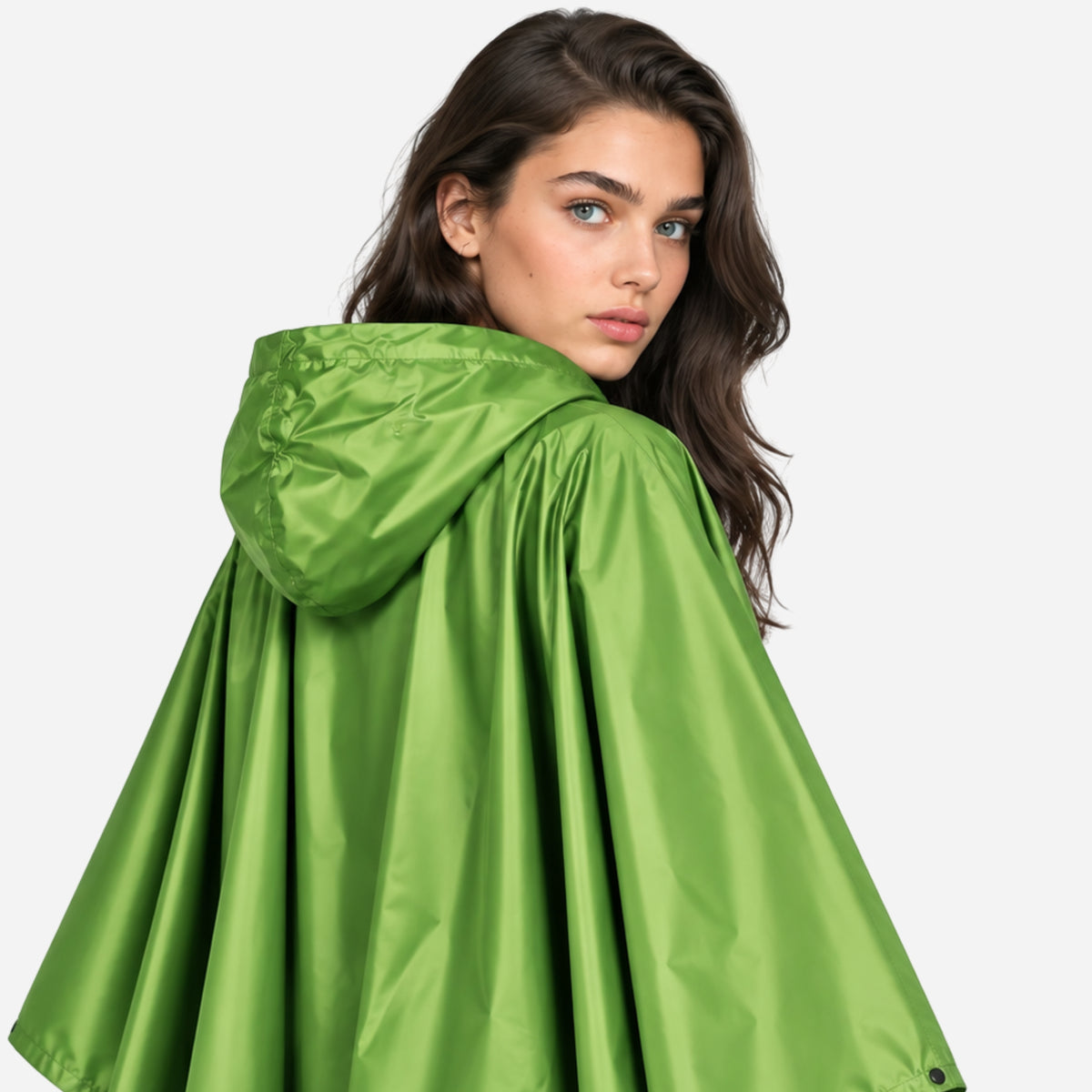 Women's Hooded Oversized Waterproof Jacket-Fowsa