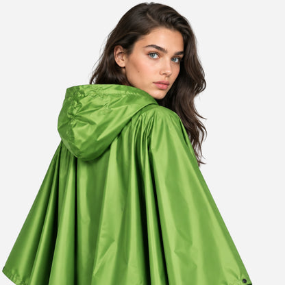 Women's Hooded Oversized Waterproof Jacket-Fowsa