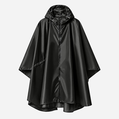 Women's Hooded Oversized Waterproof Jacket-Fowsa