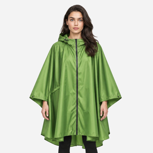 Women's Hooded Oversized Waterproof Jacket-Fowsa