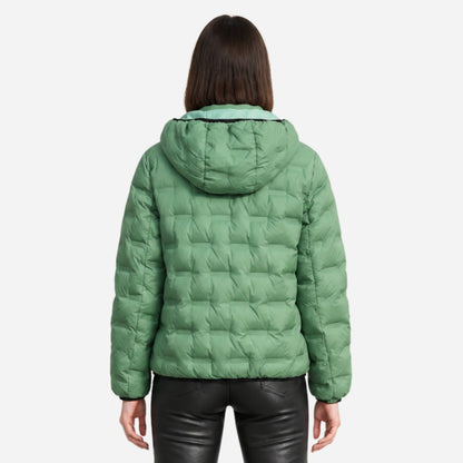 Women's Lightweight Hooded Puffer Jacket-Fowsa