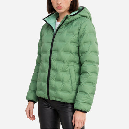 Women's Lightweight Hooded Puffer Jacket-Fowsa