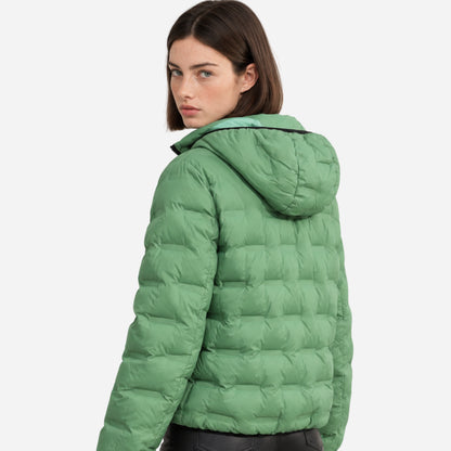 Women's Lightweight Hooded Puffer Jacket-Fowsa